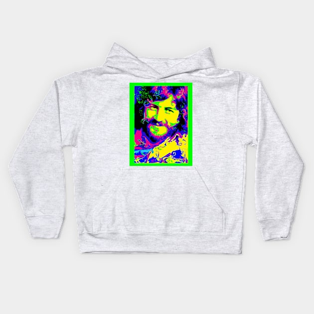 WILD MAN GRIN Kids Hoodie by shethemastercovets